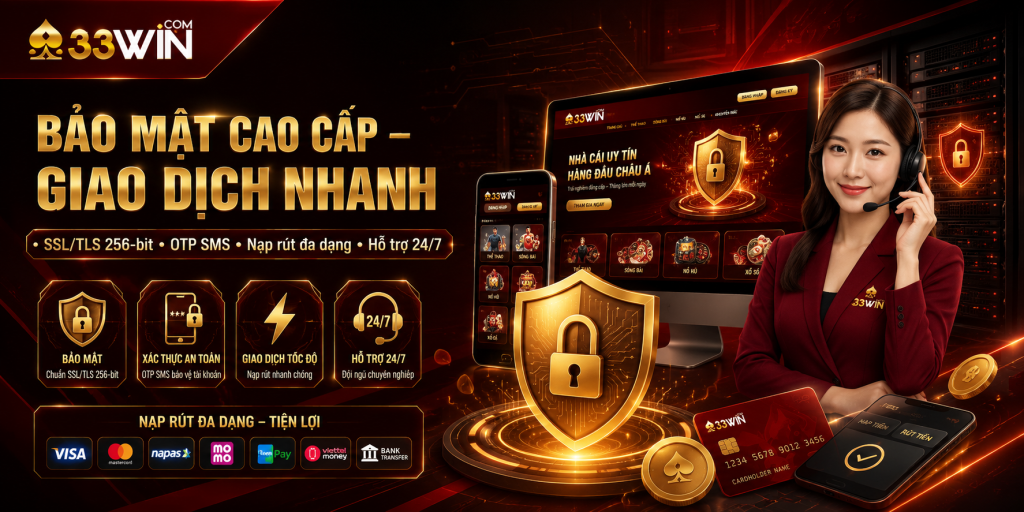 Bảo mật cao cấp giao dịch nhanh chóng an toàn