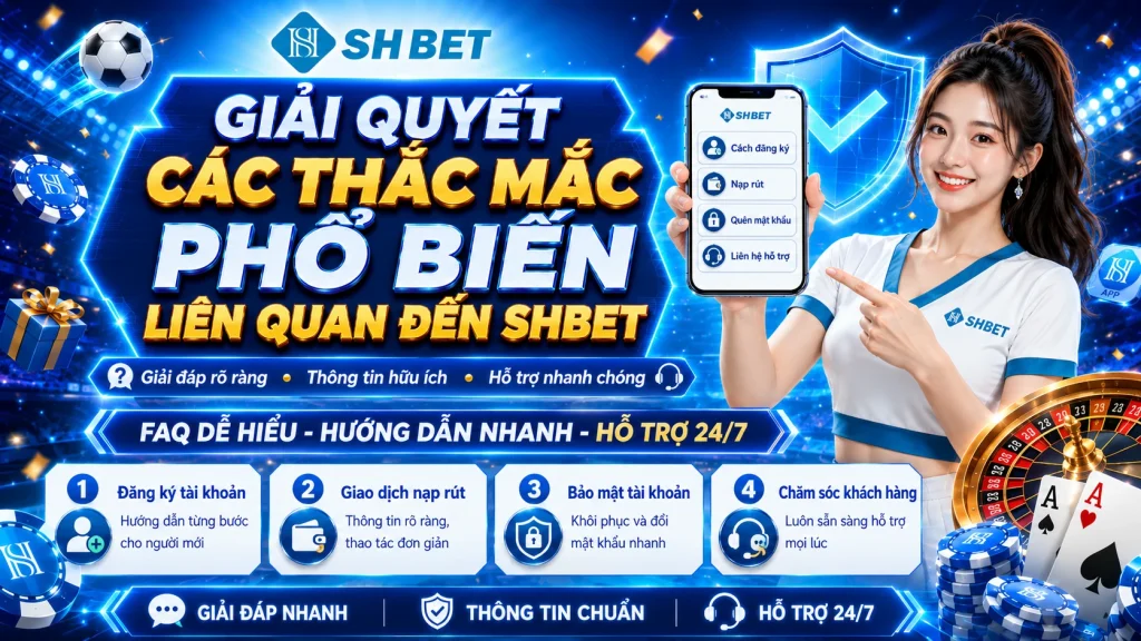 SHBET – Link Đăng Ký SHBET Chính Thức Truy Cập Nhanh 2026 7 Giải quyết các thắc mắc phổ biến liên quan đến SHBET