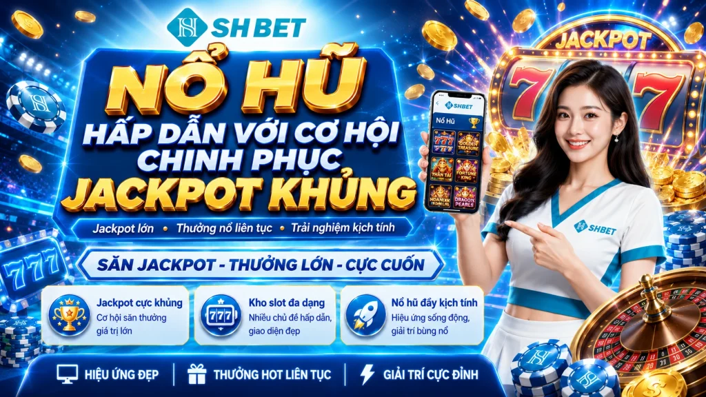 SHBET – Link Đăng Ký SHBET Chính Thức Truy Cập Nhanh 2026 4 Nổ hũ hấp dẫn với cơ hội chinh phục jackpot khủng